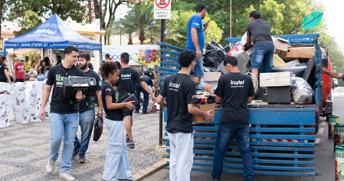 Campanha promove descarte correto de resíduos eletroeletrônicos e reaproveitamento de equipamentos em bom estado em cidades do Sul de Minas